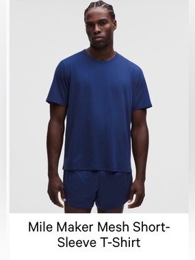 lululemon Mile Maker Mesh Short-Sleeve T-Shirt